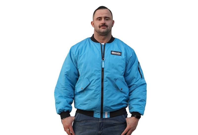 BRACHIAL THE LIFESTYLE COMPANY Bomberjacke Brachial Fliegerjacke "Sign" adriablau von BRACHIAL THE LIFESTYLE COMPANY