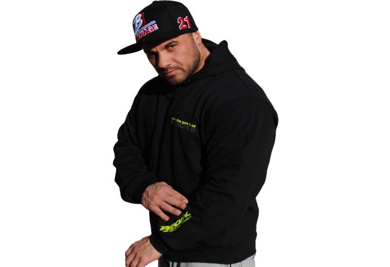 BRACHIAL THE LIFESTYLE COMPANY Kapuzensweatshirt Brachial Hoody "Not Average" schwarz M von BRACHIAL THE LIFESTYLE COMPANY