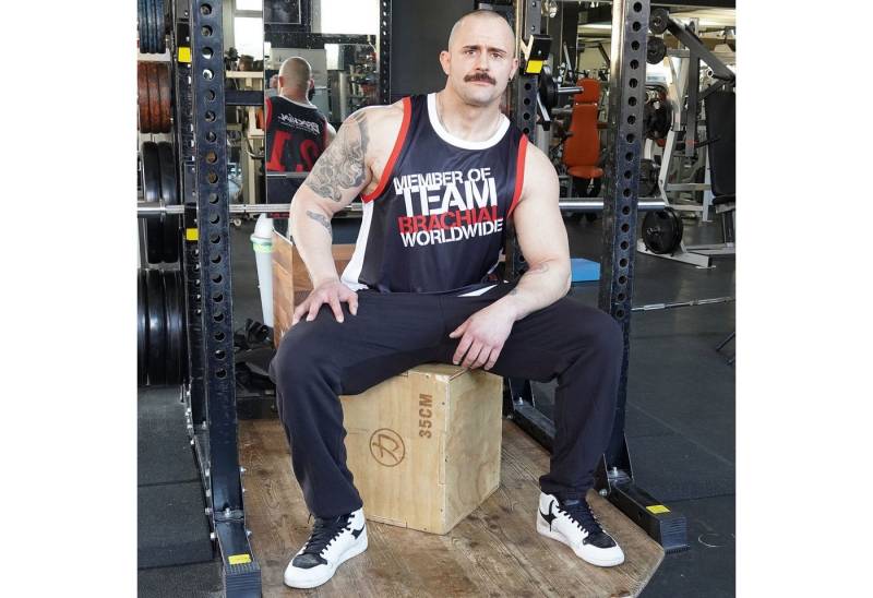 BRACHIAL THE LIFESTYLE COMPANY Muskelshirt Brachial Tank-Top "Team" schwarz von BRACHIAL THE LIFESTYLE COMPANY