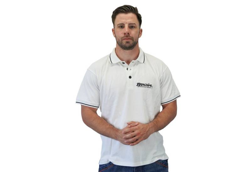 BRACHIAL THE LIFESTYLE COMPANY Poloshirt Brachial Polo-Shirt "Active" weiß XL von BRACHIAL THE LIFESTYLE COMPANY