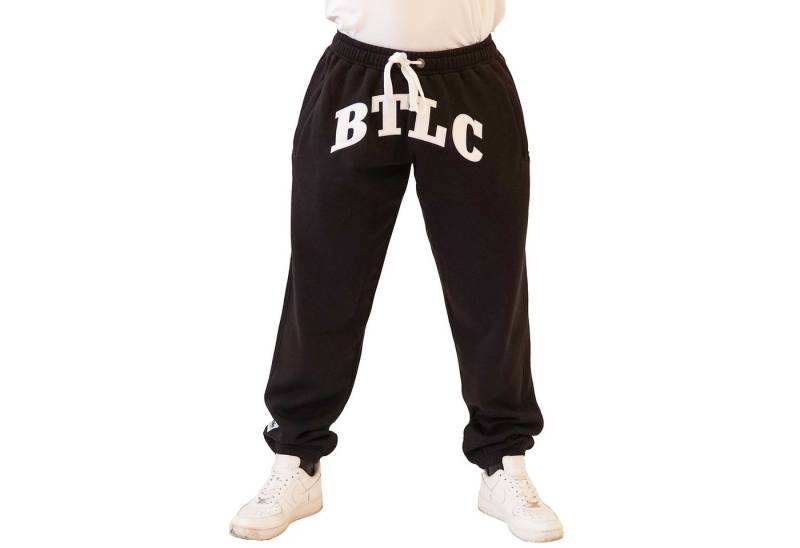 BRACHIAL THE LIFESTYLE COMPANY Sporthose Brachial Sporthose "BTLC" vorne schwarz/weiss von BRACHIAL THE LIFESTYLE COMPANY