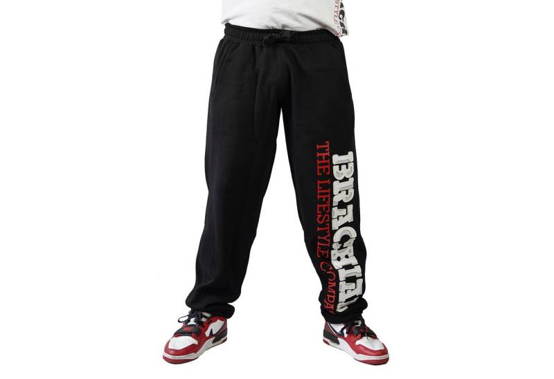 BRACHIAL THE LIFESTYLE COMPANY Sporthose Brachial Sporthose "Gym" schwarz/weiss von BRACHIAL THE LIFESTYLE COMPANY