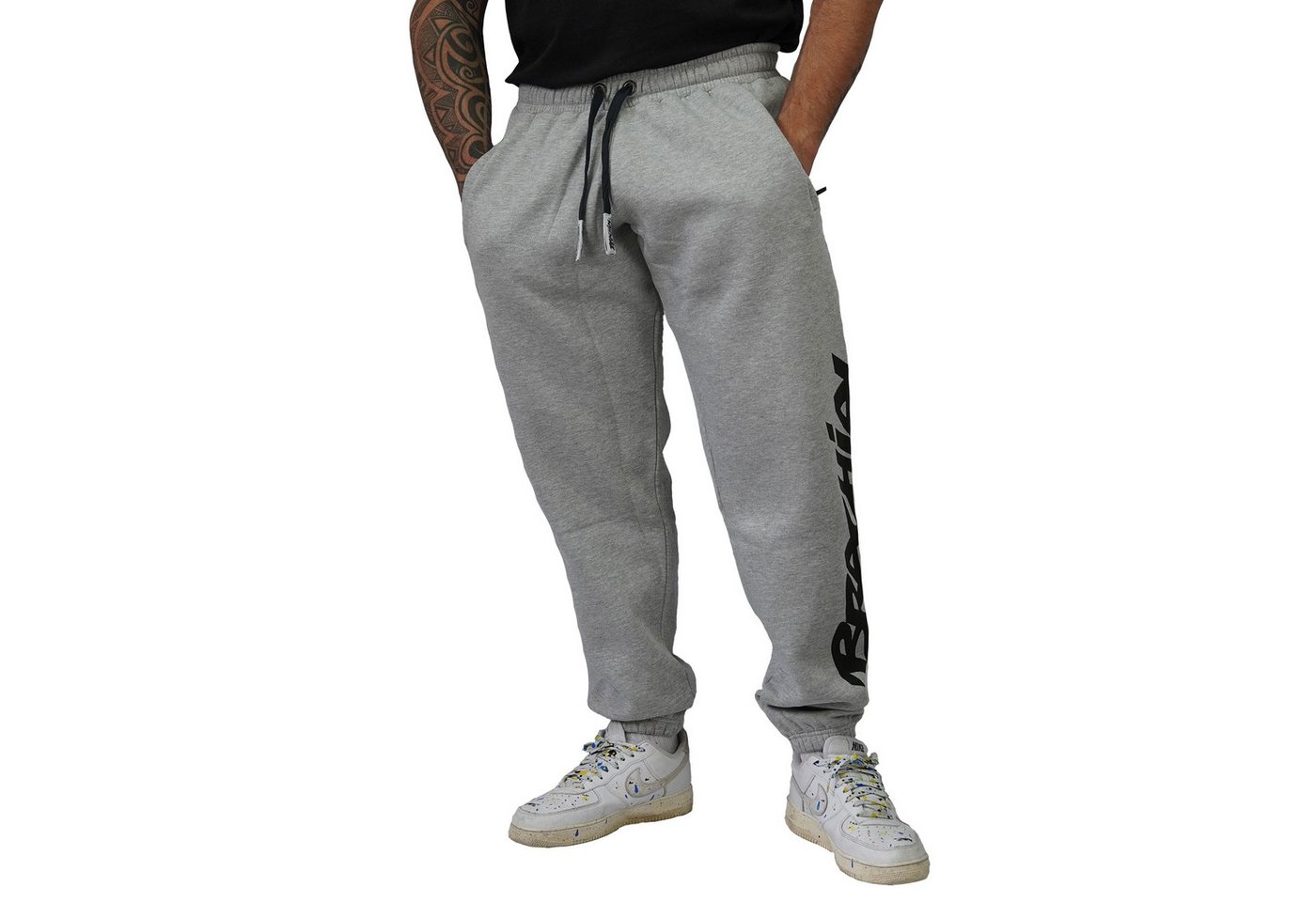 BRACHIAL THE LIFESTYLE COMPANY Sporthose Brachial Sporthose "Smooth" graumeliert BRACHIAL THE LIFESTYLE COMPANY Sporthose Brachial Sporthose "Smooth" graumeliert von BRACHIAL THE LIFESTYLE COMPANY