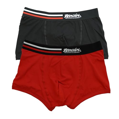 Brachial 2er Pack Boxer Shorts #1" Schwarz & Rot Brachial 2er Pack Boxer Shorts #1" Schwarz & Rot von BRACHIAL THE LIFESTYLE COMPANY