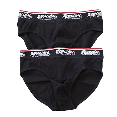 Brachial 2er Pack Brief Slip #1" Schwarz & Schwarz von BRACHIAL THE LIFESTYLE COMPANY