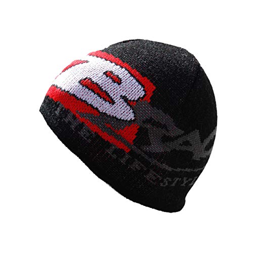 Brachial Herren Beanie B-Line Schwarz/Grau - Mütze Strickmütze von BRACHIAL THE LIFESTYLE COMPANY