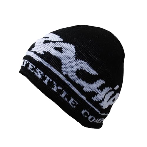 Brachial Herren Beanie Next Schwarz/Weiß - Mütze Strickmütze von BRACHIAL THE LIFESTYLE COMPANY