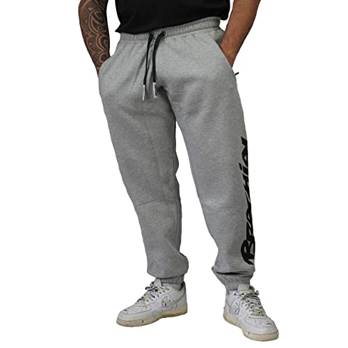 Brachial Herren Sporthose Smooth Grau 3XL - Trainingshose Jogginghose Sweatpants für Bodybuilding Freizeit Fitness von BRACHIAL THE LIFESTYLE COMPANY