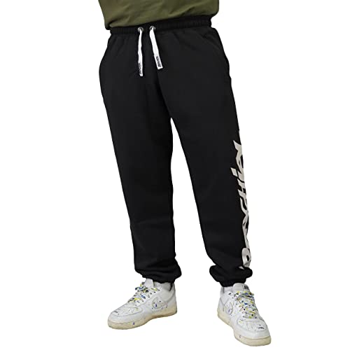 Brachial Herren Sporthose Smooth Schwarz 2XL - Trainingshose Jogginghose Sweatpants für Bodybuilding Freizeit Fitness von BRACHIAL THE LIFESTYLE COMPANY