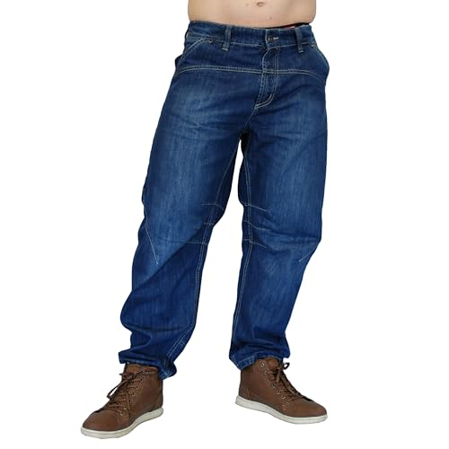 Brachial Premium Herren Jeans Statement Loose Fit Dunkel XL von BRACHIAL THE LIFESTYLE COMPANY