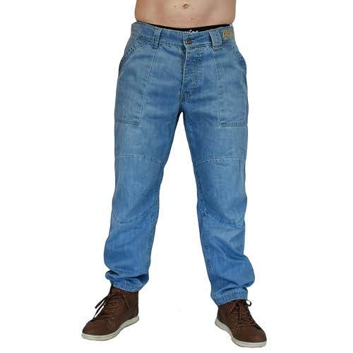 Brachial Premium Herren Jeans Advantage Loose Fit Hell 3XL von BRACHIAL THE LIFESTYLE COMPANY