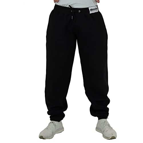 Brachial Premium Herren Sporthose Rude Schwarz 3XL - Trainingshose Jogginghose Sweatpants für Bodybuilding Fitness Freizeit von BRACHIAL THE LIFESTYLE COMPANY