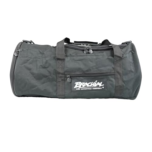 Brachial Premium Herren Sporttasche Travel Schwarz Wasserabweisend mit Schuhfach - Reisetasche Dufflebag Fitnessstudio von BRACHIAL THE LIFESTYLE COMPANY