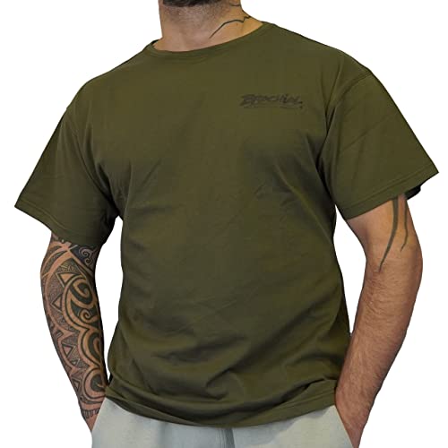 Brachial Premium Herren T-Shirt Lightweight Loose-Fit Grün 3XL - für Freizeit Bodybuilding Workout Gym Kraftsport Fitness von BRACHIAL THE LIFESTYLE COMPANY