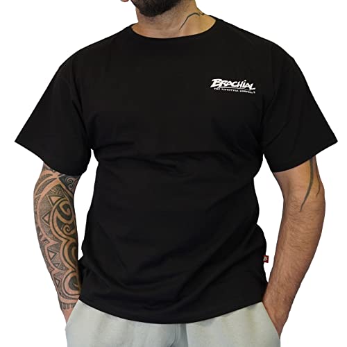 Brachial Premium Herren T-Shirt Lightweight Loose-Fit Schwarz 3XL - für Freizeit Bodybuilding Workout Gym Kraftsport Fitness von BRACHIAL THE LIFESTYLE COMPANY