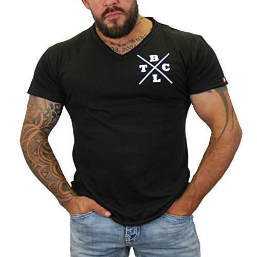 Brachial Premium Herren T-Shirt Move Slim-Fit Schwarz 2XL - für Freizeit Bodybuilding Workout Gym Kraftsport Fitness von BRACHIAL THE LIFESTYLE COMPANY