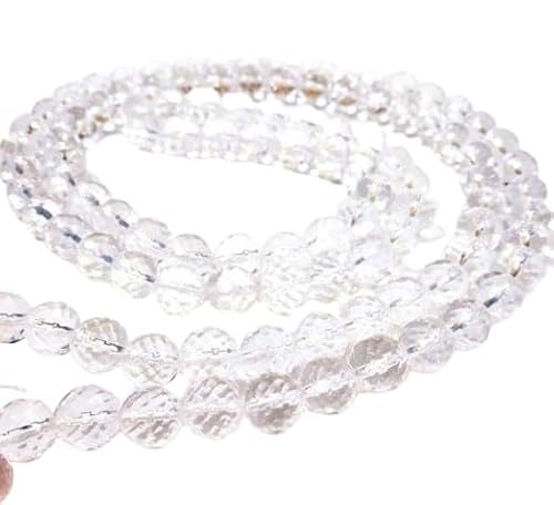 BRAINCORD Sphatik Mala Pure 108 Perlen im Diamantschliff, Labor zertifizierter Kristall, Sphatik Mala, Spadikam Malai, für Männer und Frauen BRAINCORD Sphatik Mala Pure 108 Perlen im Diamantschliff, Labor zertifizierter Kristall, Sphatik Mala, Spadikam Malai, für Männer und Frauen von BRAINCORD