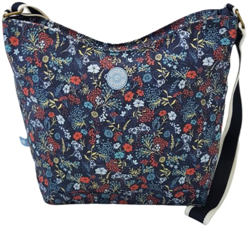 BRAKEBURN Vintage Ditsy Hobo Bag, blau, Einheitsgröße, BBLBAG0010361SS23-MULTI-000 von BRAKEBURN