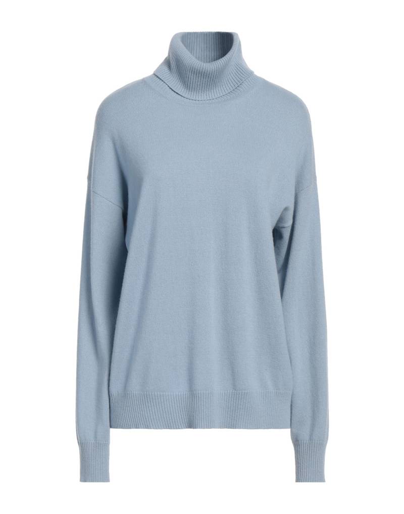 BRAMANI CASHMERE Rollkragenpullover Damen Himmelblau von BRAMANI CASHMERE