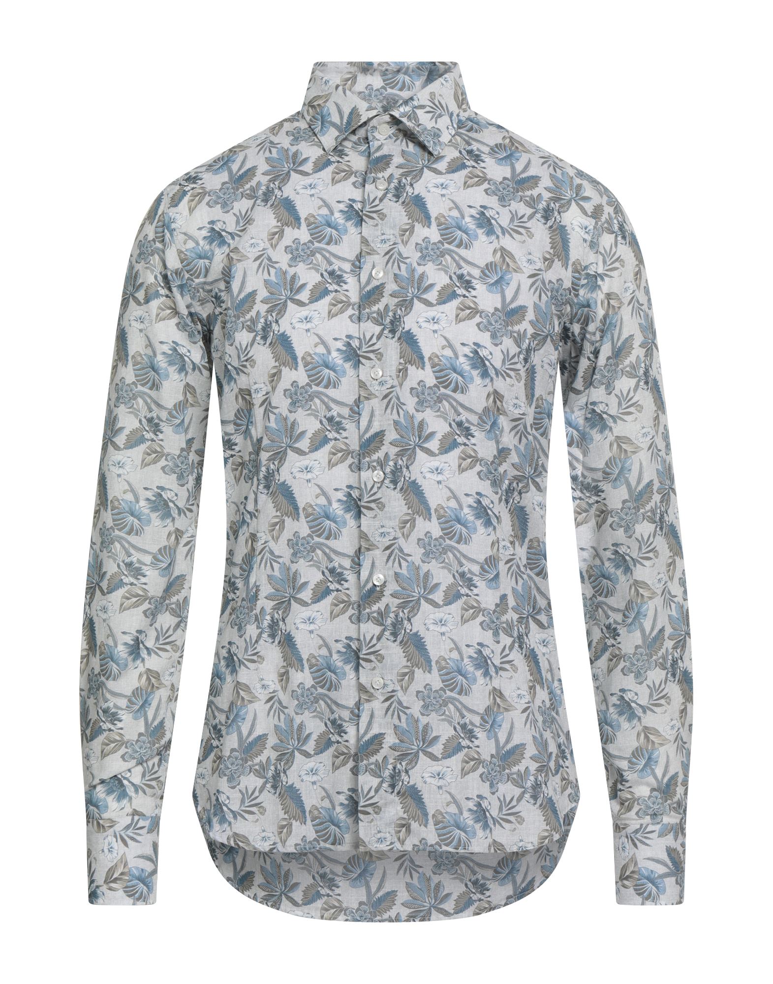 BRANCACCIO Hemd Herren Grau BRANCACCIO Hemd Herren Grau von BRANCACCIO