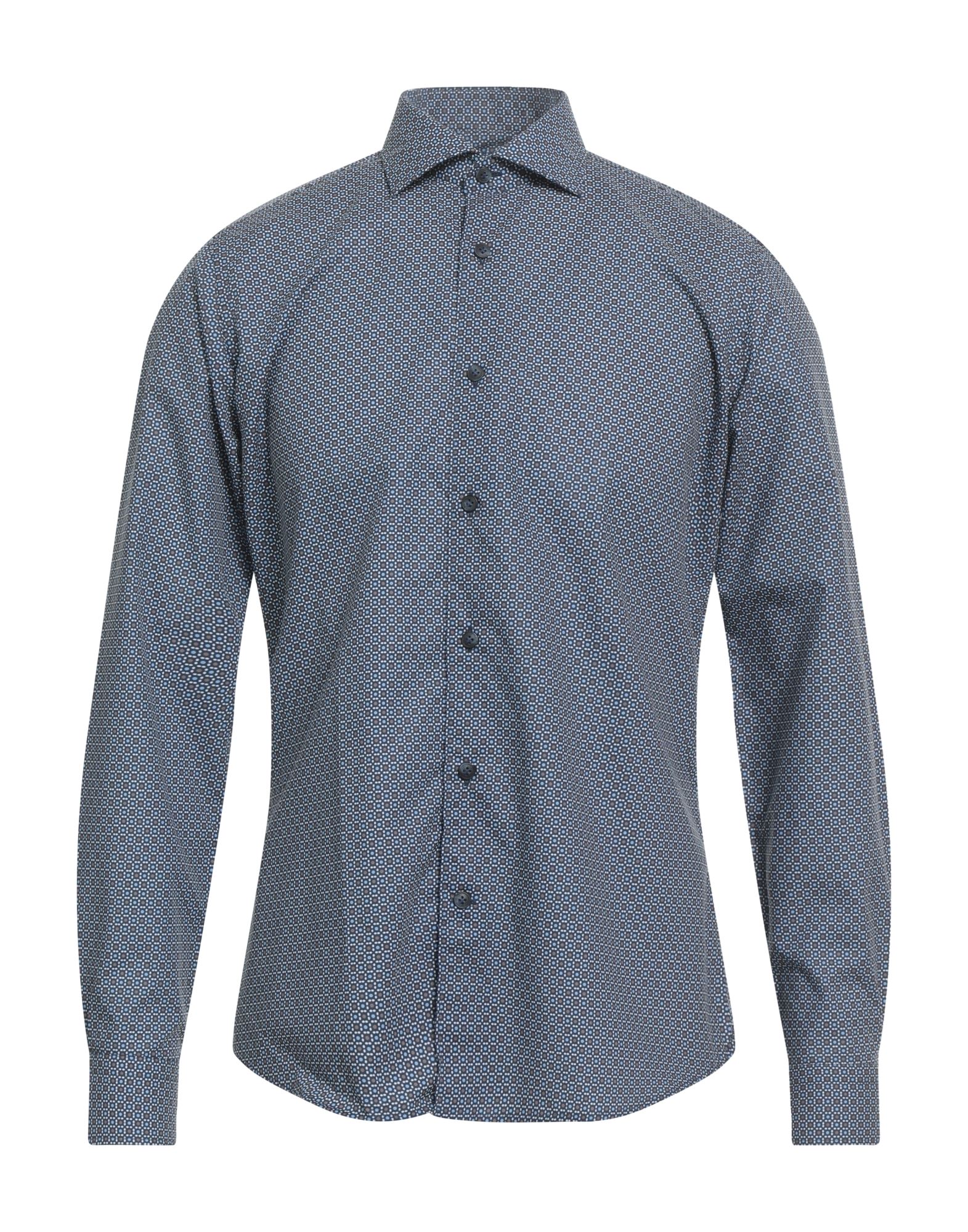 BRANCACCIO Hemd Herren Marineblau BRANCACCIO Hemd Herren Marineblau von BRANCACCIO