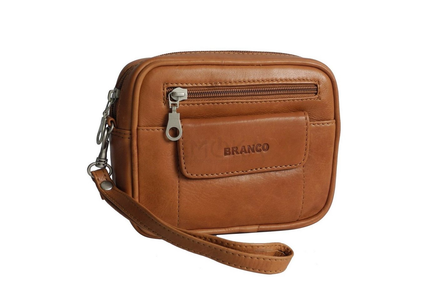 BRANCO Handgelenktasche Branco - edle Leder Herren Handgelenktasche Herrentasche Handtasche von BRANCO