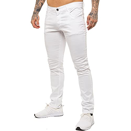 Kruze Herrenhose, Stretchhose, hauteng, Skinny-Fit, Chinohose, alle Taillengrößen Gr. 32 W / 32 L, weiß Kruze Herrenhose, Stretchhose, hauteng, Skinny-Fit, Chinohose, alle Taillengrößen Gr. 32 W / 32 L, weiß von BRAND KRUZE