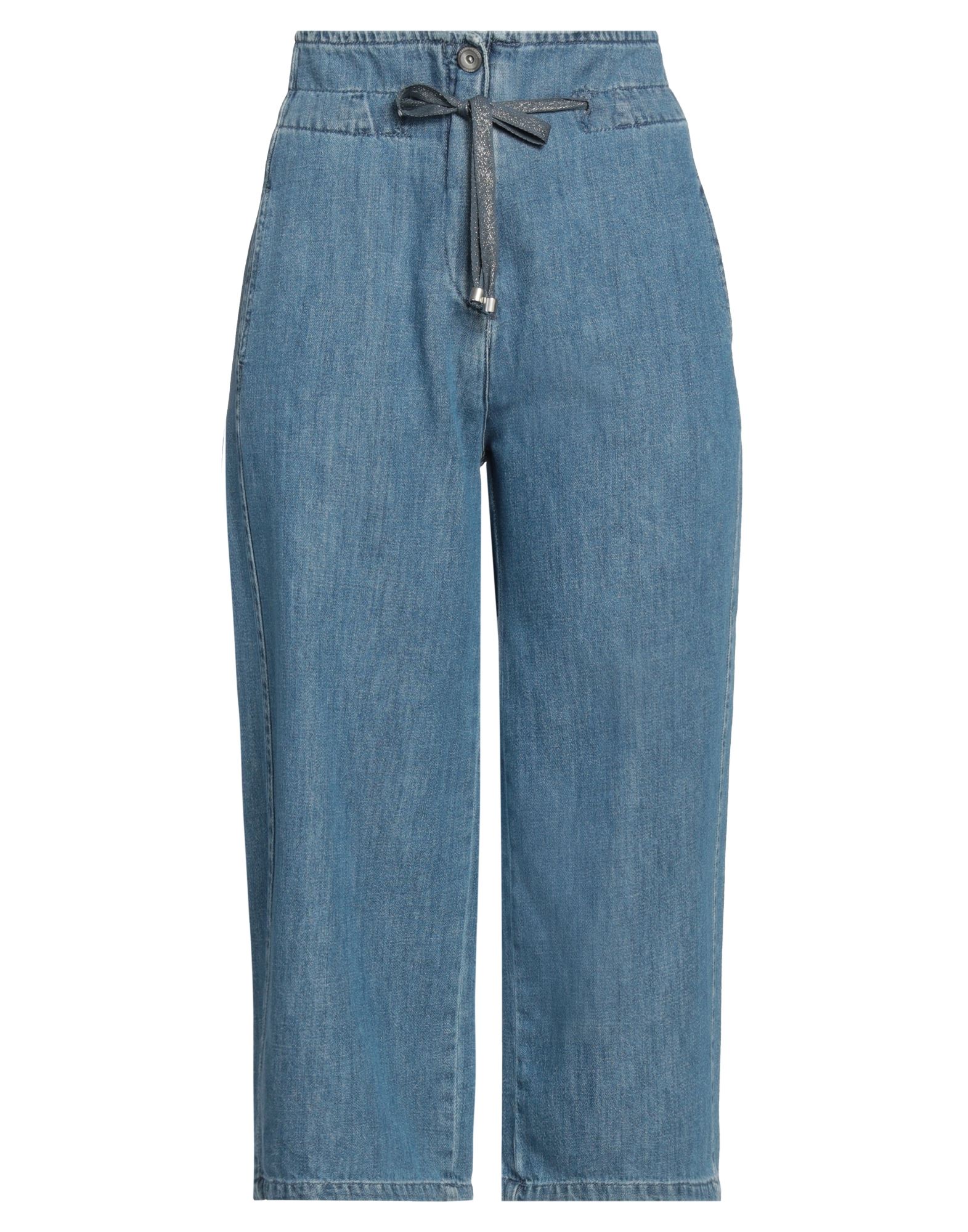 BRAND UNIQUE Cropped Jeans Damen Blau von BRAND UNIQUE