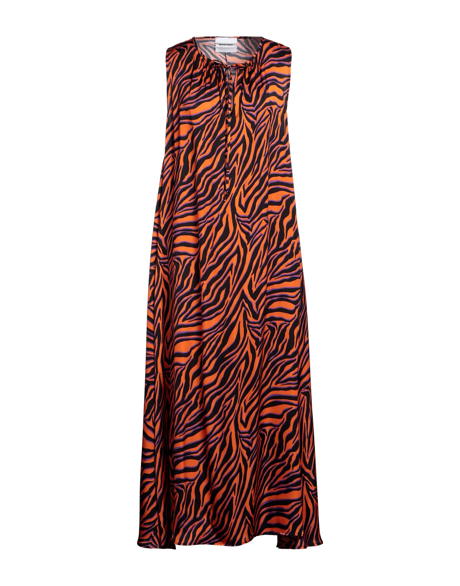 BRAND UNIQUE Maxi-kleid Damen Orange von BRAND UNIQUE