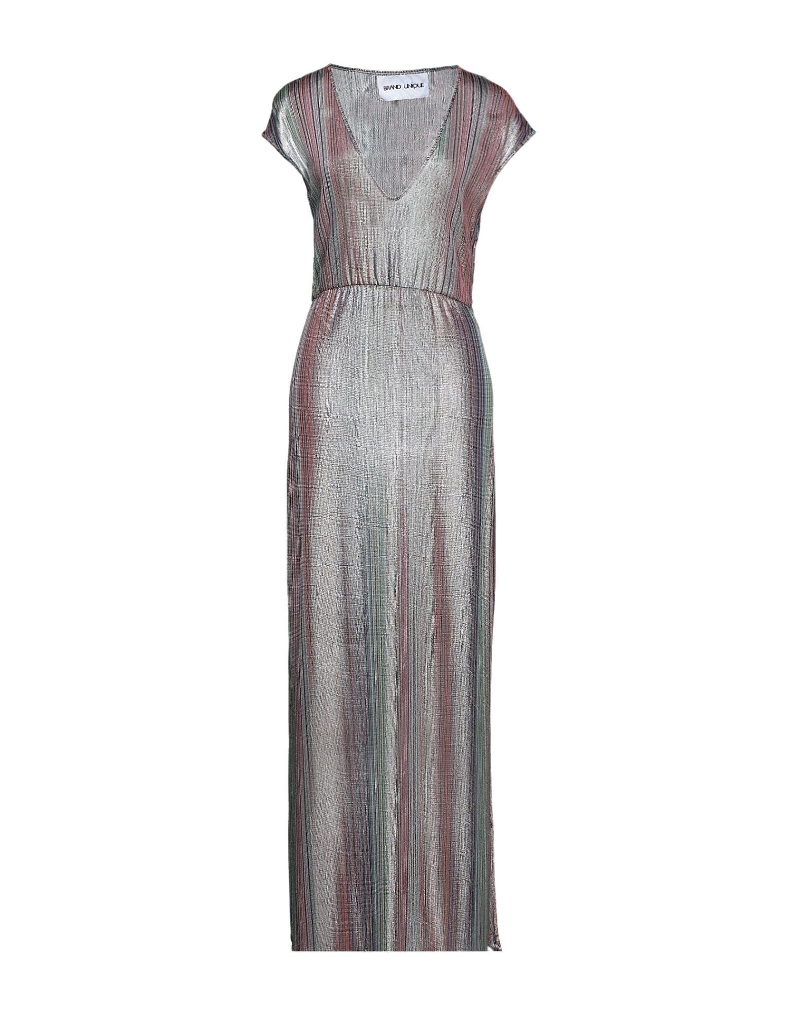 BRAND UNIQUE Maxi-kleid Damen Silber von BRAND UNIQUE