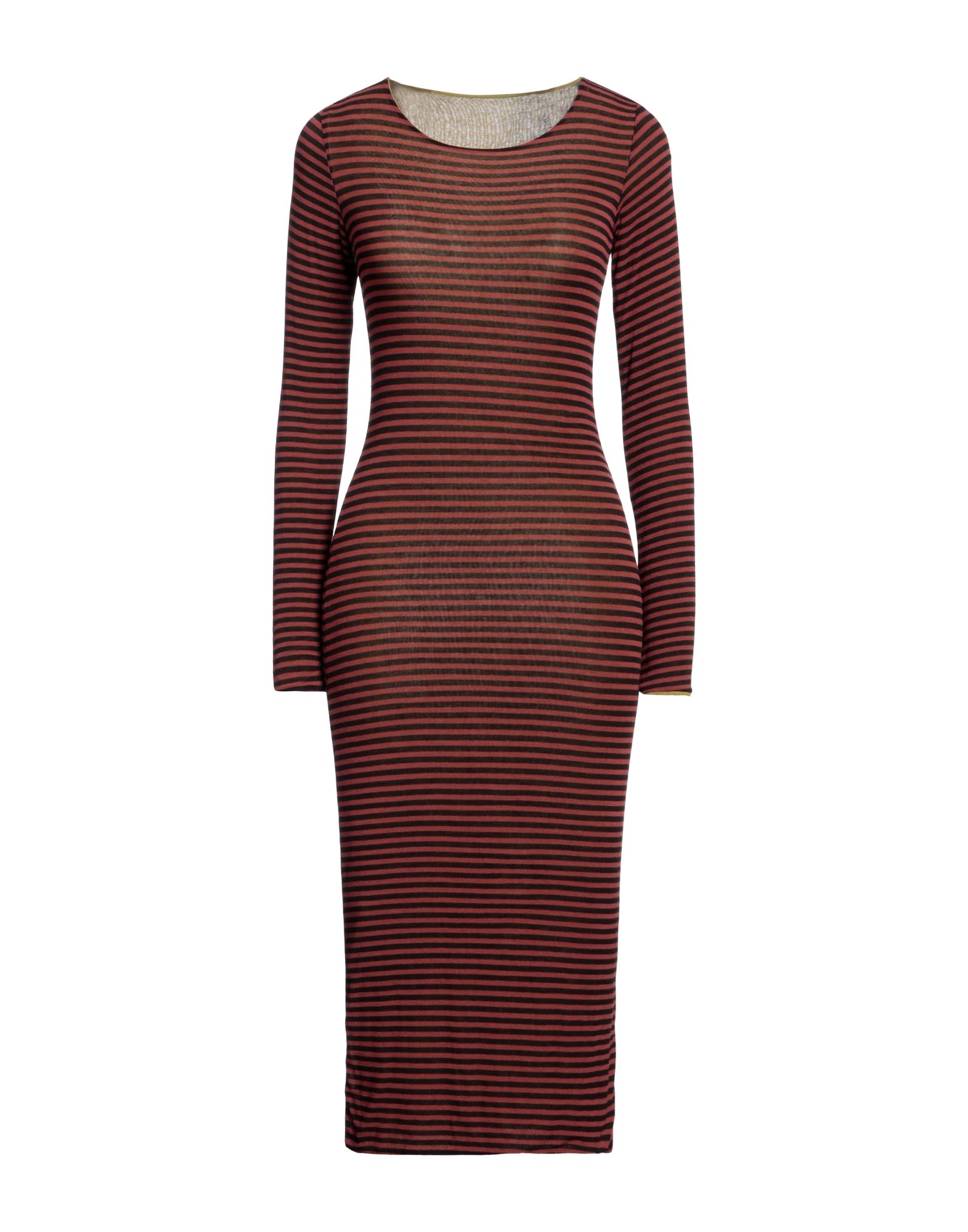 BRAND UNIQUE Midi-kleid Damen Rostrot von BRAND UNIQUE