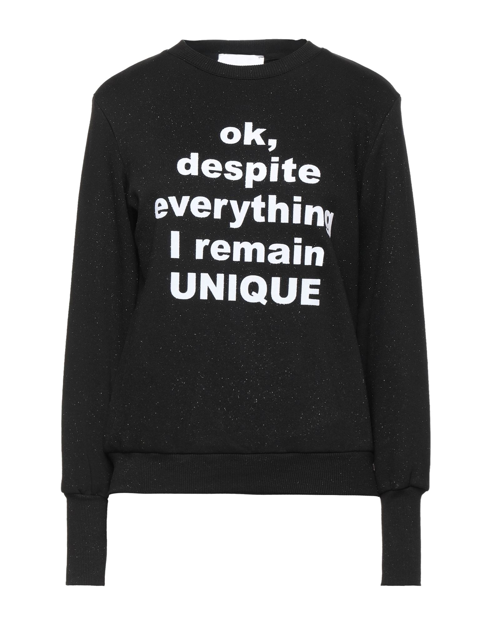 BRAND UNIQUE Sweatshirt Damen Schwarz von BRAND UNIQUE