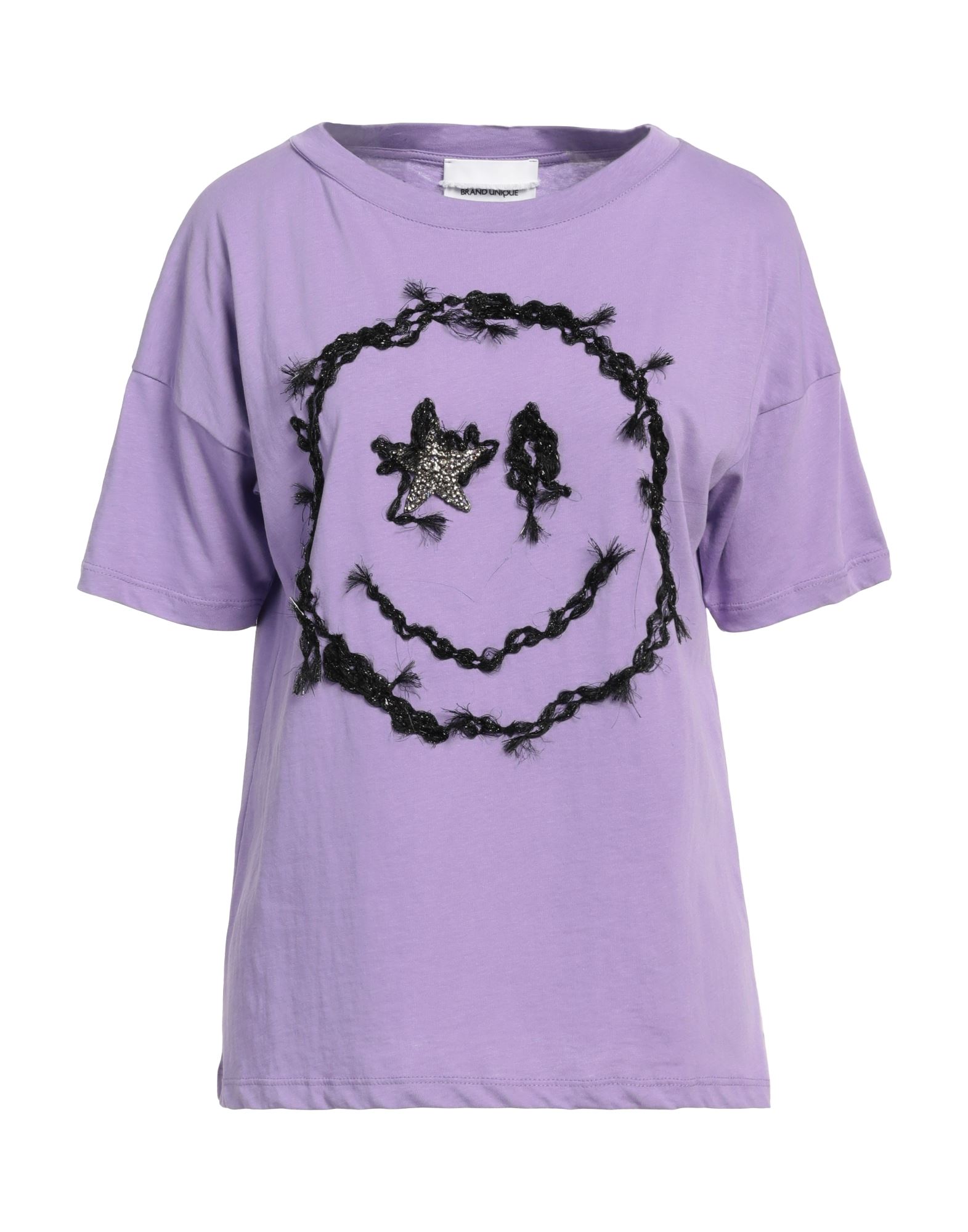 BRAND UNIQUE T-shirts Damen Violett von BRAND UNIQUE