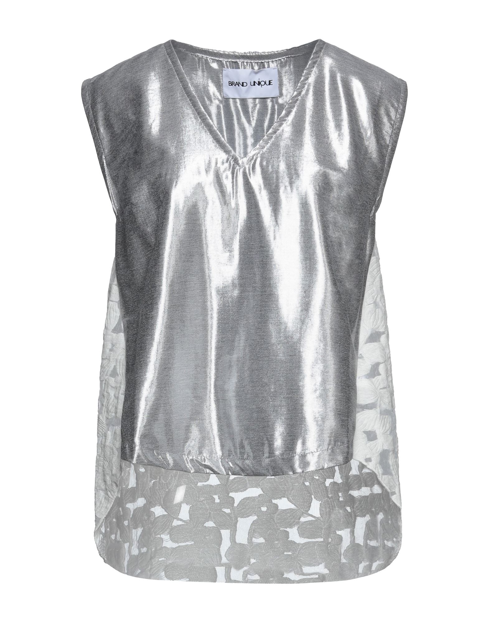 BRAND UNIQUE Top Damen Silber von BRAND UNIQUE