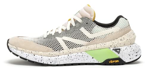 BRANDBLACK Unisex Specter Super Critical 2.0 Sneakers | Farbe: White Lime | Größe 48 (EU) / 13 (US) Sneaker, Limettengrün von BRANDBLACK