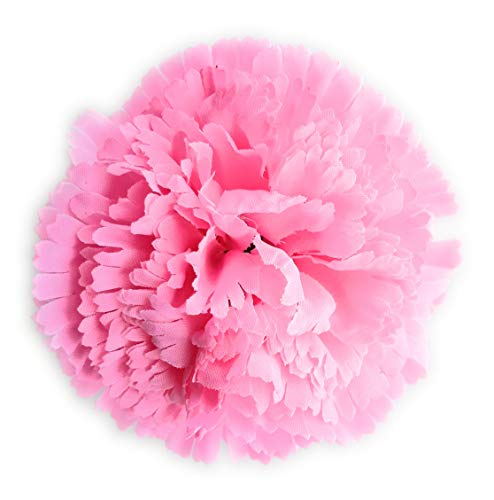 Claveles Flamenco Blumen Typisch andalusische Haarschmuck Damen Flamenco Blume Flamenco Nelke Haar April Messe und Roserien, Rosa Ø9cm von BRANDELIA