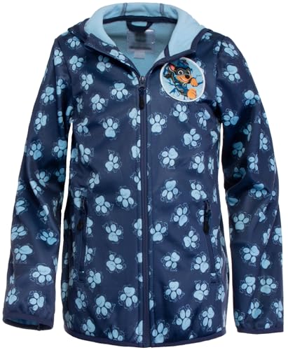 Brandsseller Jungen Softshelljacke Outdoor Kinderjacke Regenjacke Winddicht mit Motiven im Stil von Paw Patrol 98/104 Blau von Brandsseller