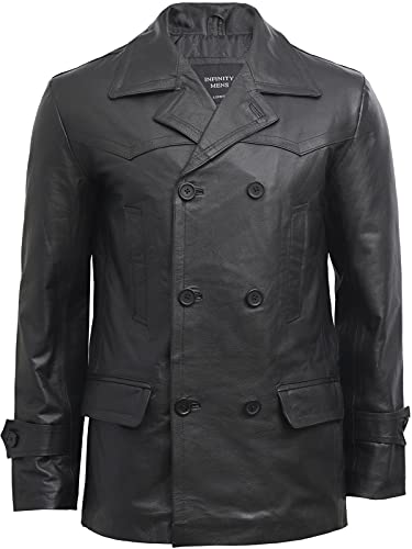 BRANDSLOCK Herren WWII Echtes Leder Biker Jacke Deutsch Military Vintage von BRANDSLOCK