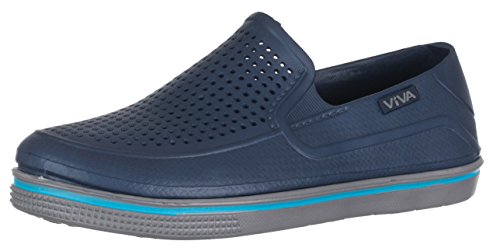 Brandsseller Herren Badeslipper/Badeschuh/Badelatschen/Wasserschuh -Farbe: Blau/Grau - Größe: 44 von Brandsseller