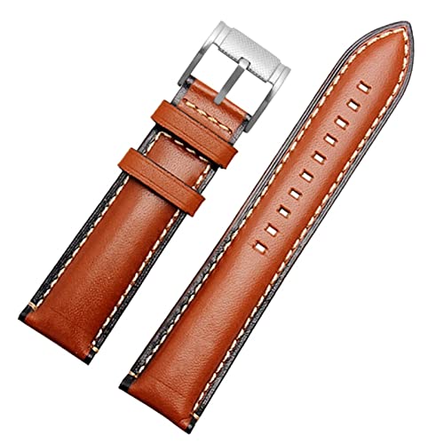 BRART Original Leder Vintage Armband für Fossil BQ2363/2453 ME3099 3052 3054 FS5380/5453 FS4735 FS4812, 20mm, Achat von BRART