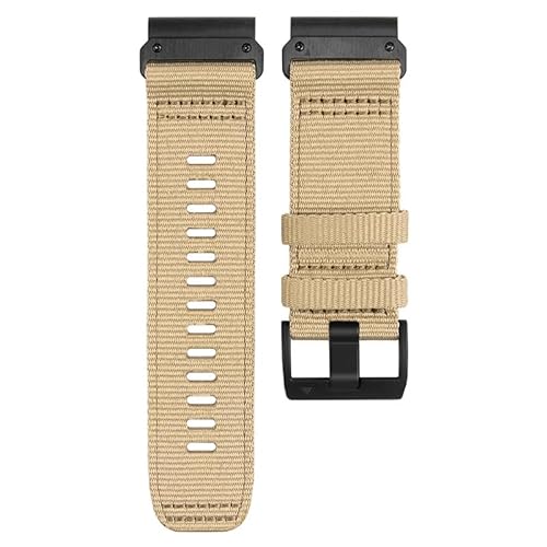 BRART Quickfit-Armband für Garmin Fenix 7X 7 6X 6 Pro 5X 5 Plus Canvas-Uhrenarmband Tactix 7 Pro Epix 945 MK2 Uhrenarmband 22 mm 26 mm, 26 mm, Achat von BRART