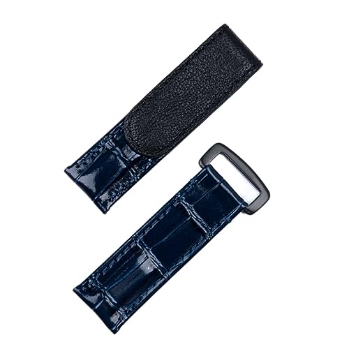 BRART Uhrenarmband aus italienischem Rindsleder, 20 mm, für Rolex-Armband für Daytona Submariner GMT Datejust Yacht-Master Gürtel Faltschließe, 20 mm, Achat von BRART