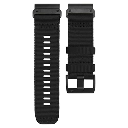 BRART Uhrenarmband für Garmin Tactix Delta Bravo Fenix 7X 7 6X 6 Pro 5X Plus 3 HR Canvas-Band Zubehör Armband Correa, 26 mm, Achat von BRART