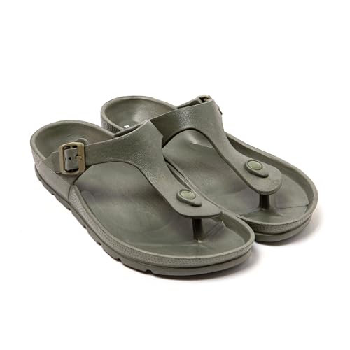 BRASILERAS Damen Sandalen mit Rutschfester Sohle bequem Schuhe für Strand/Schwimmbad/Stadt militärgrün 39 EU BRASILERAS Damen Sandalen mit Rutschfester Sohle bequem Schuhe für Strand/Schwimmbad/Stadt militärgrün 39 EU von BRASILERAS