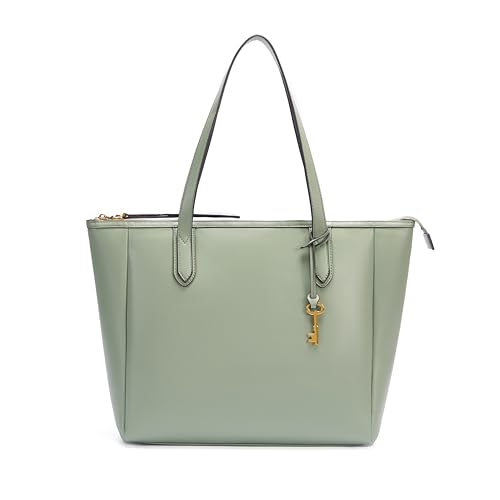 BRASS TACKS Leathercraft Tote Handtaschen für Frauen Große Kapazität PU Leder Damen Schultertaschen Avocado Grün, Avocadogrün, 13.2" L x 12.4" H x5.5 W von BRASS TACKS Leathercraft