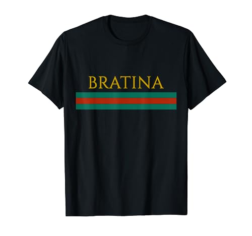 BRATINA T-Shirt für Girls und Boys Frauen Russia Russland T-Shirt von BRATAN FASHION