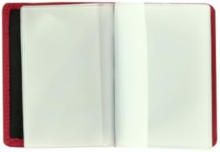 BRAUN BÜFFEL - Ausweishülle Kartenhalter Herren echtes Rindleder Golf 2.0 - Ausweisetui Kartenetui mit 8 Kunststoffhüllen & 2 Netzfächern für Ausweis, Führerschein, Visitenkarten etc. - Edles Rot von BRAUN BÜFFEL