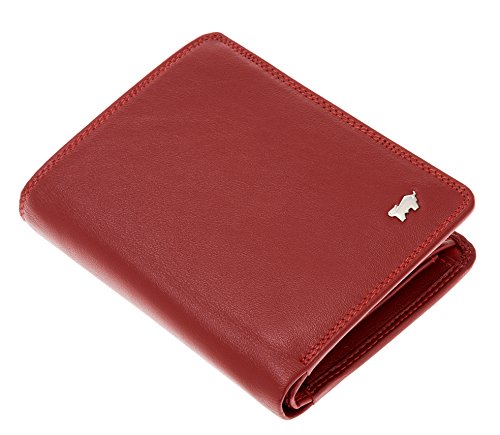 BRAUN BÜFFEL Geldbörse Golf Hochformat Geldbeutel Lederbörse Wallet +Etui (Rot) von BRAUN BÜFFEL