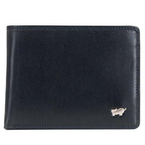 BRAUN BÜFFEL Herren Geldbörse aus echtem Rindsleder Golf mit RFID Schutz - Zetilose Geldbörse mit 11 Kartenfächern - Edles Schwarz von BRAUN BÜFFEL