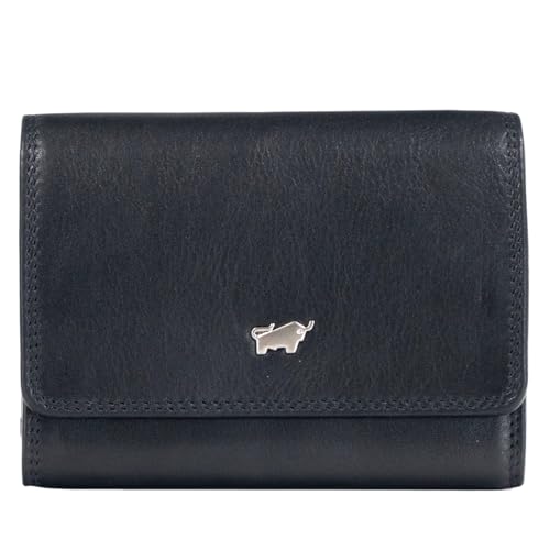 BRAUN BÜFFEL Herren Geldbörse aus echtem Rindsleder Golf mit RFID Schutz - Zetilose Geldbörse mit 4 Kartenfächern - Edles Schwarz von BRAUN BÜFFEL